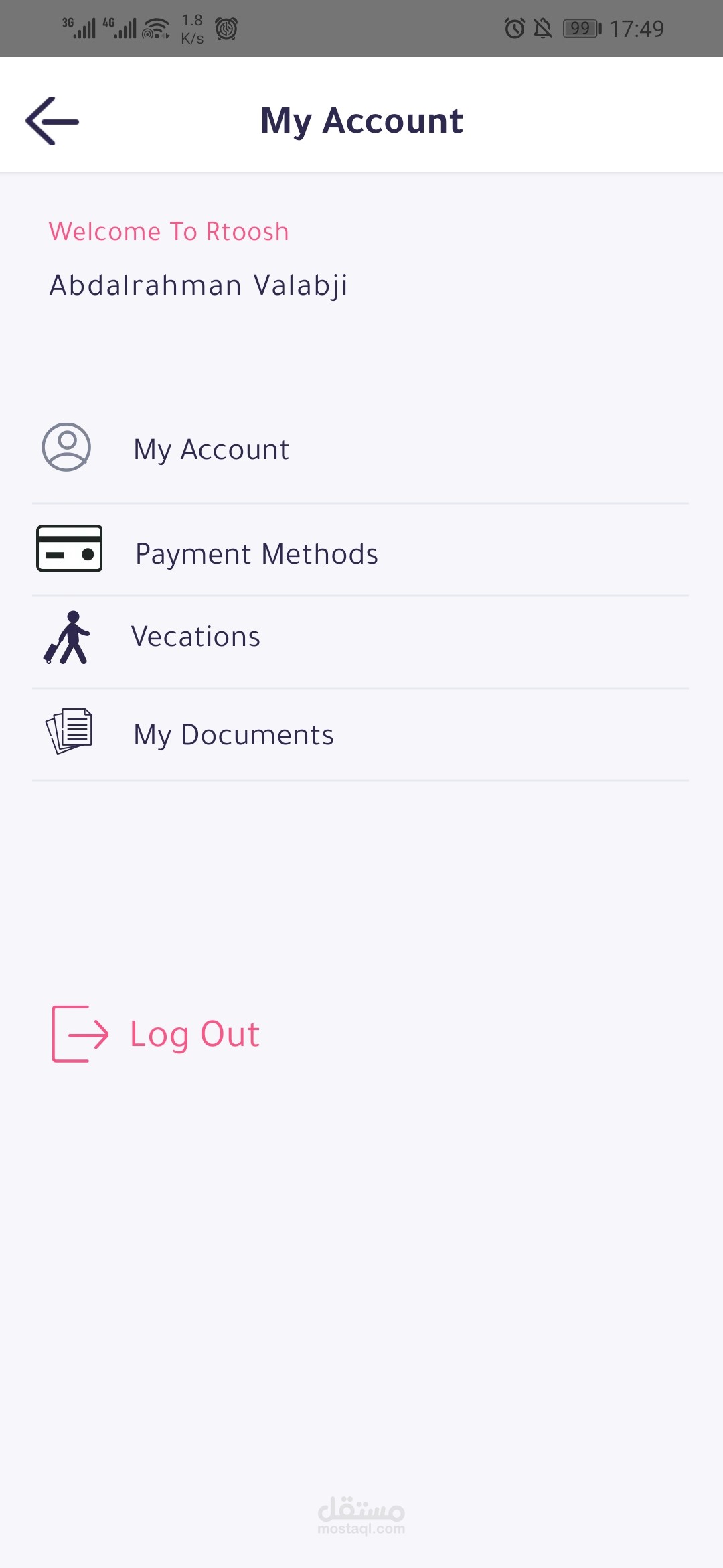 Rtoosh Service Provider App screenshot